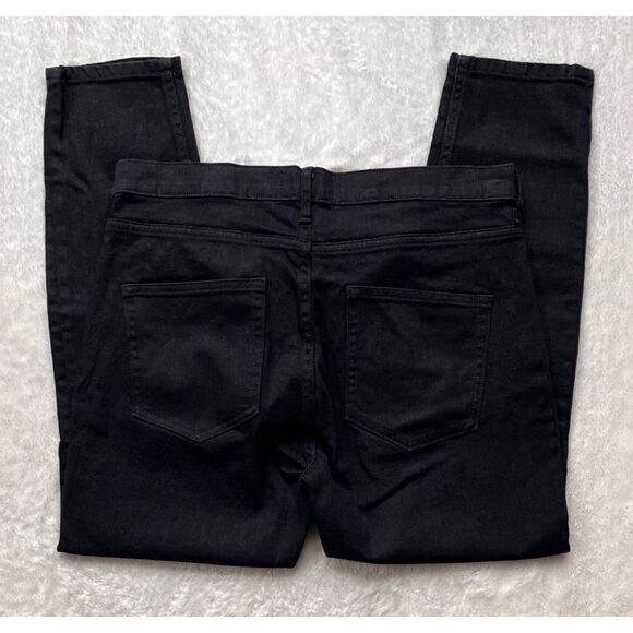 Everlane High Rise Slim Straight Ankle Jean in Black, Size 32 - Picture 13 of 15